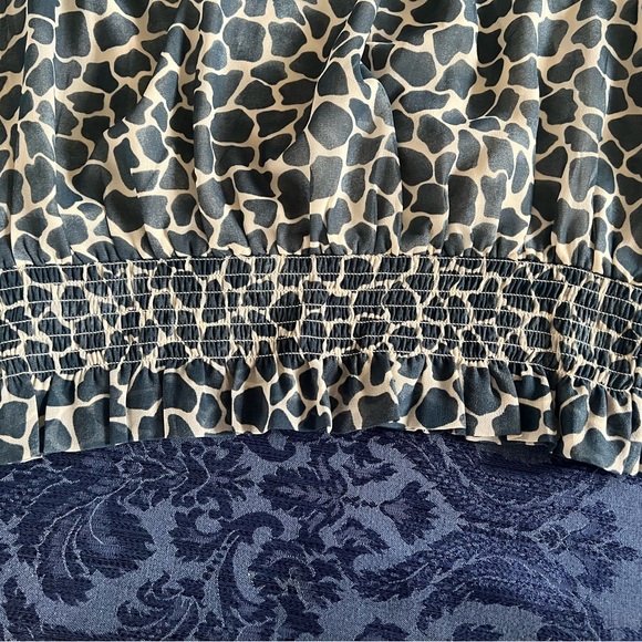 Ann Taylor Smocked Crop Blouse - Picture 4 of 8